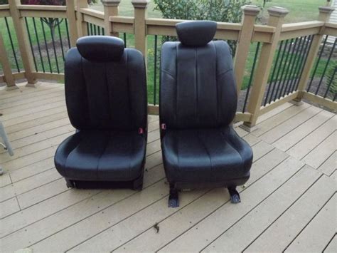 Find 03 04 05 06 07 Nissan Murano OEM Black Leather Front Seats w ...