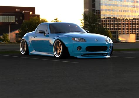 Mazda MX-5 Miata (NC) Widebody kit design. on Behance