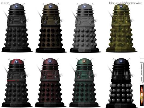 Dalek colour scheme | Dalek, Doctor who art, Concept art