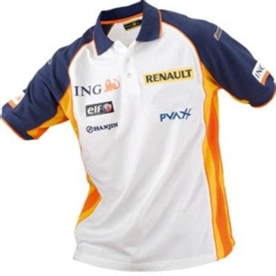 ING Renault F1 Team Sponsor Polo Shirt