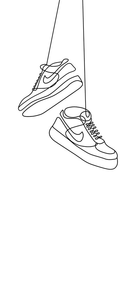 Nike Sneakers White Minimalist Wallpapers - Sneakers Wallpaper