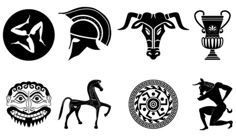 Old Vector Pack of Ancient Greek Designs | Ancient greek art, Ancient ...