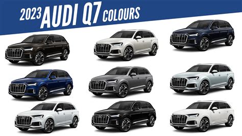 2023 Audi Q7 - All Color Options - Images | AUTOBICS