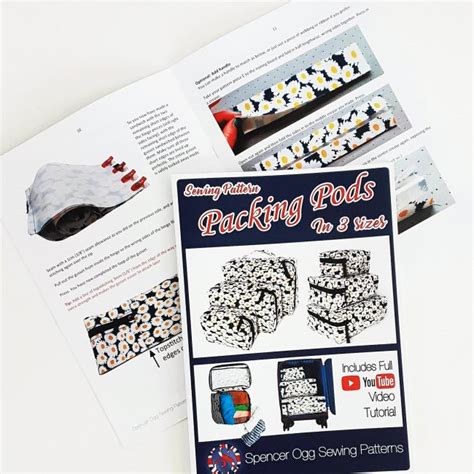 Printed Paper Pattern and video tutorial – Packing Pods – SpencerOgg