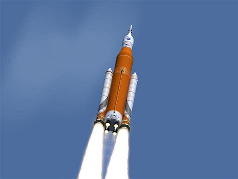 Artist Concept: Space Launch System in Flight | NASA