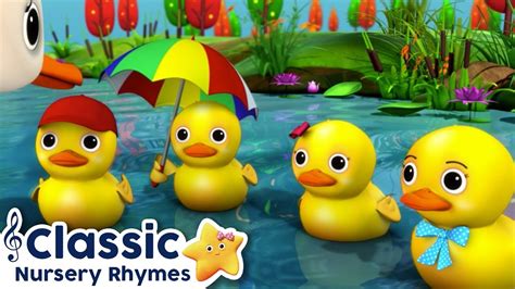 5 Little Ducks | Classic Nursery Rhymes | Little Baby Bum - YouTube