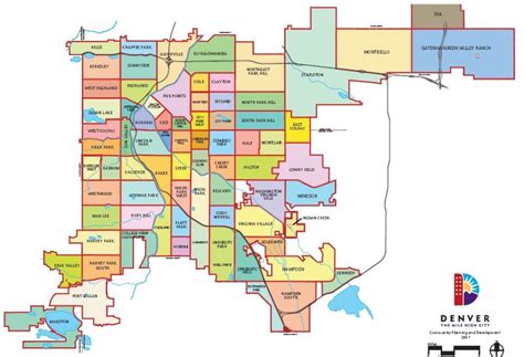 Neighborhood Map Denver | City And County Of Denver CO