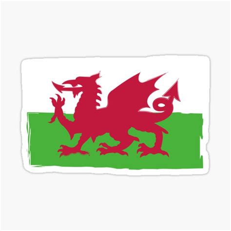 "Wales- Welsh Dragon Flag " Sticker for Sale by BlakefourDesign | Redbubble