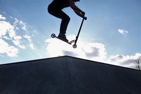 Free stock photo of park, scooter, skate