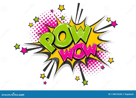 Pow! - Comic Speech Bubble, Cartoon Vector Illustration | CartoonDealer ...