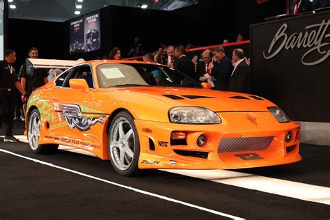 Fast and Furious Supra breaks record at auction