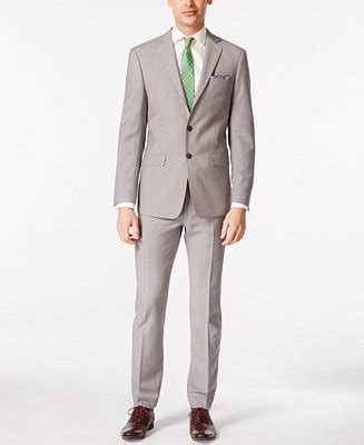 Calvin Klein Solid Men's Classic-Fit Suit Separates - Macy's