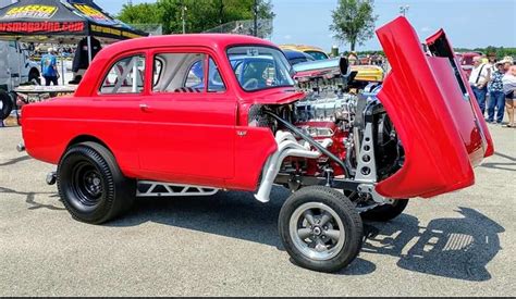 1959 Ford Anglia Gasser Looks Weird, Flaunts Candy Stripe Interior and ...