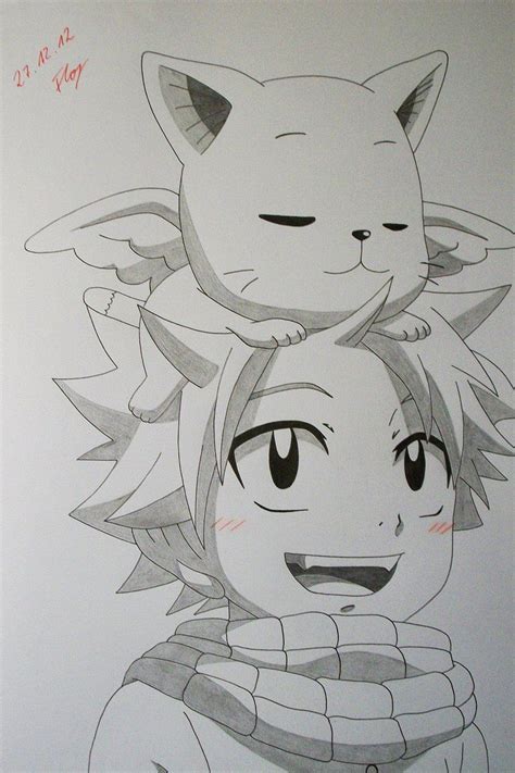 Fairy Tail Anime Drawings Natsu / Natsu Dragneel Drawing Fairy Tail ...