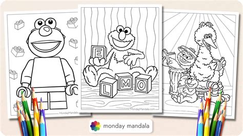 Printable Coloring Pages Elmo