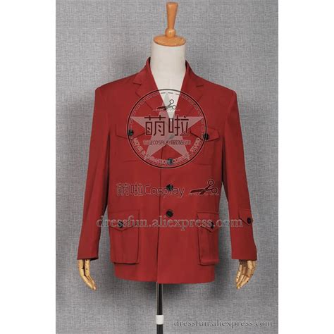 Who Buy Doctor Cosplay The Fourth Doctor Colin Baker Costume Red Jacket ...