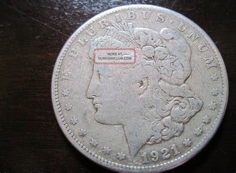 1921 S Morgan Silver Dollar Vf