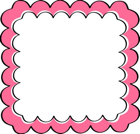 Pink Border Picture - ClipArt Best