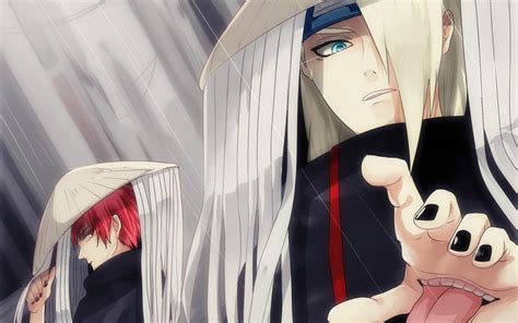 壁纸Naruto，Deidara，Sasori HD：宽屏：高清晰度：全屏