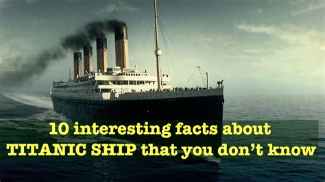 Titanic Fact 10 Titanic Ship Titanic Facts Titanic | Images and Photos ...