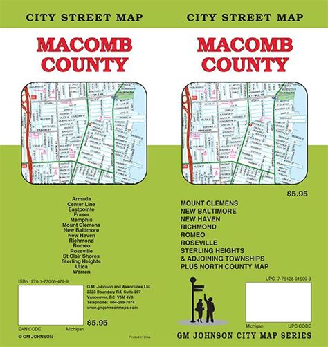 Macomb County, Michigan Street Map - GM Johnson Maps