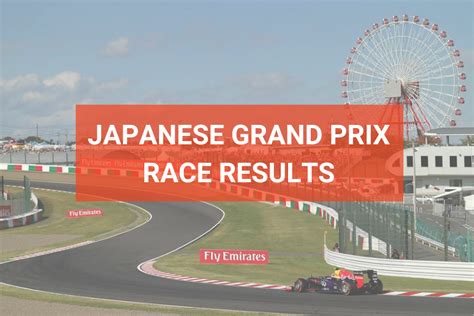 JAPANESE GRAND PRIX RESULTS