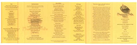 Phamous Phils BBQ Menu - Berks Mont Menus