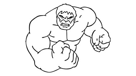 Hulk Easy Drawing at GetDrawings | Free download