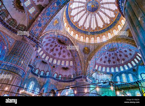 Interior of the Blue Mosque, Istanbul. Turkey Stock Photo - Alamy