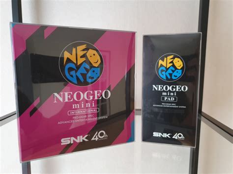 Neo Geo Mini Console & controller | boxprotectorshop