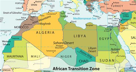 South West Asia And North Africa Map | Map Of Africa