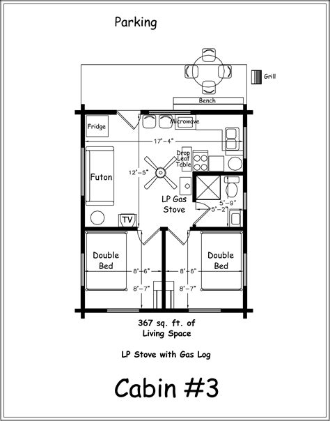 cabin floor plans - Google Search Log Cabin House Plans, Cabin Loft ...