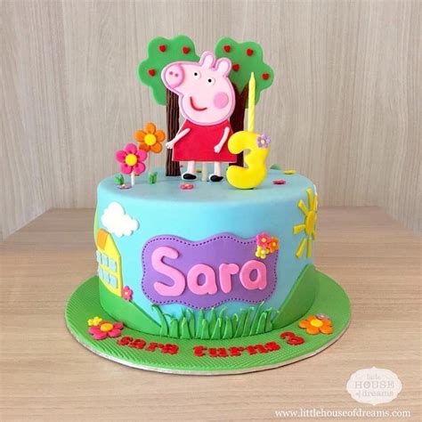 27+ Awesome Image of Cute Birthday Cake Ideas | Tortas de peppa ...