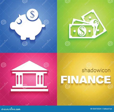 Finance Background Icons stock vector. Illustration of information ...