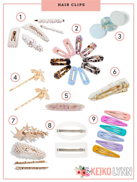 Hair Clips - 9 Designs for Spring's Biggest Hair Trend | Keiko Lynn