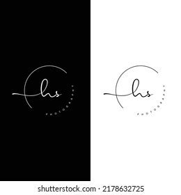 H S Monogram Initials Hs Logo Stock Vector (Royalty Free) 2178632725 ...