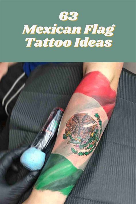 63 Mexican Flag Tattoo Ideas - TattooGlee in 2022 | Mexican flag ...