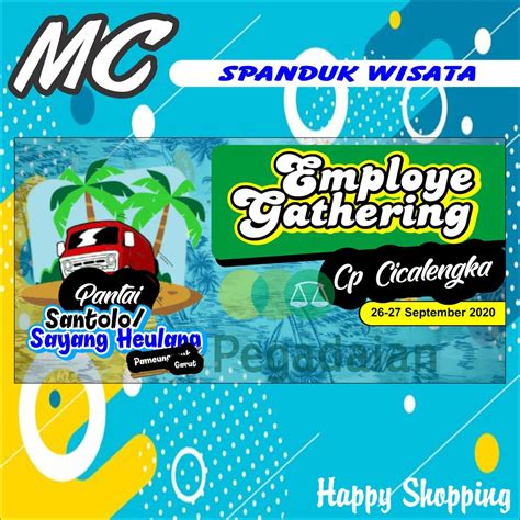 Jual SPANDUK WISATA / TOUR | Shopee Indonesia