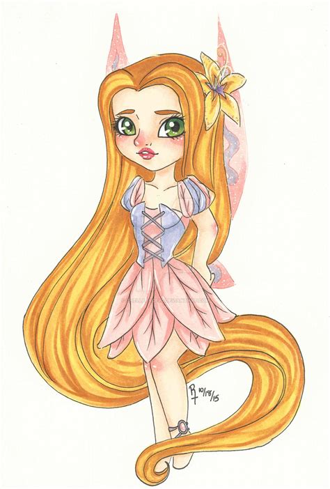 Chibi Disney Fairy Collection: Rapunzel by chelleface90 on DeviantArt