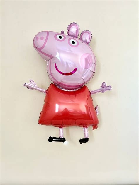 Peppa Pig Balloon Peppa Pig Birthday Party Decorations Best Day Ever ...