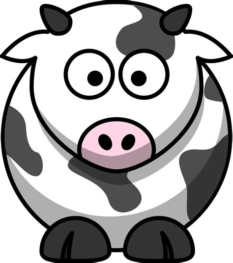 Cartoon cow - Openclipart