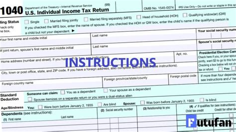 1040 Tax Form Instructions 2024 - 2025 - 1040 Forms