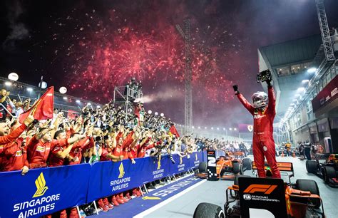 Formula 1: Sebastian Vettel wins 2019 Singapore Grand Prix