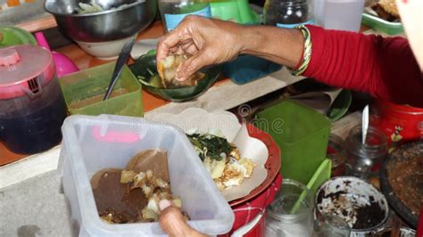 Rujak Cingur Famous Indonesia Traditional Food Stock Photo - Image of ...