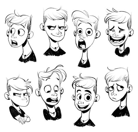 Ознакомьтесь с этим проектом @Behance: «Character expressions» https ...