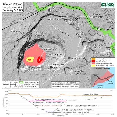 January 2023 summit eruption - Hawaiʻi Volcanoes National Park (U.S ...