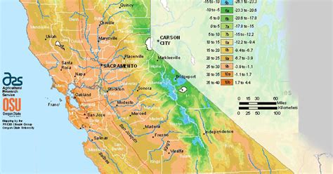 Sacramento, CA USDA Hardiness Zone Map & Planting Guide - The Garden ...