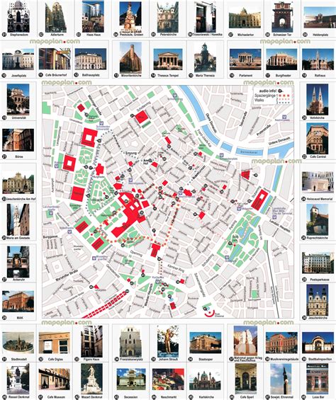 Vienna Top Tourist Attractions Map - Must-See Sights