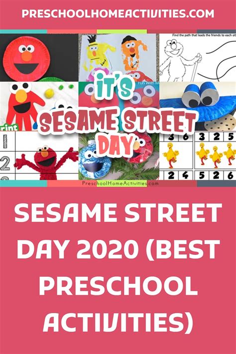 Sesame Street Day 2020 (Best Preschool Activities) | Preschool fun ...