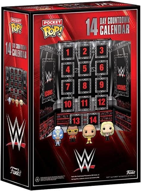 2023 WWE Funko Pocket POP! 14-Day Countdown Calendar – Wrestling Figure ...